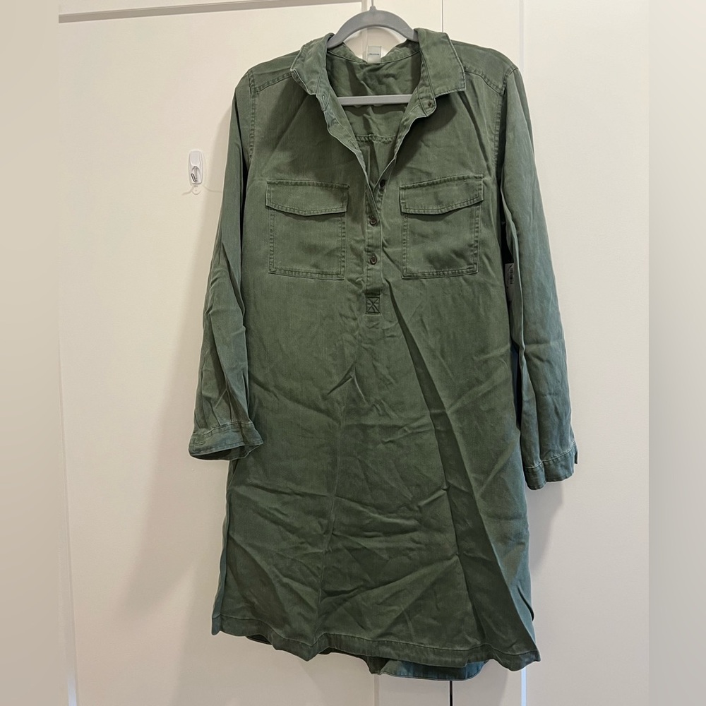 Olive Green Dress